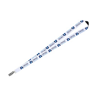 3/4" Import Air Ship Recycled RPET Super Fine Detail Woven-In Lanyard